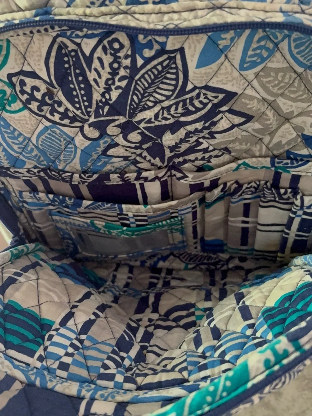Vera Bradley Campus Tech Backpack Santiago 18198-G57 Retired